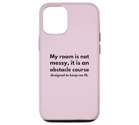 Carcasa para iPhone 12/12 Pro mi habitación es Carrera de obstáculos