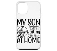 Carcasa para iPhone 12/12 Pro Mi Hijo te estará Esperando en casa béisbol