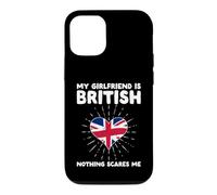 Carcasa para iPhone 12/12 Pro Mi Novia es británica Nada me Asusta - Reino Unido