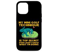 Carcasa para iPhone 12/12 Pro Mi Técnica de Mini Golf es de Alto Secreto Incluso yo no sé qué