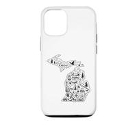 Carcasa para iPhone 12/12 Pro Michigan Camping Adventure UP & Lower Peninsula Outdoor