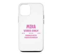 Carcasa para iPhone 12/12 Pro Mika Personalized Name Funny Cute Custom Mika Name