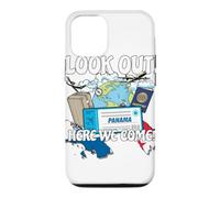 Carcasa para iPhone 12/12 Pro Mira Panamá Aquí Venimos Viaje de Vacaciones Familiares a