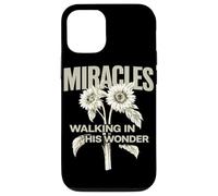 Carcasa para iPhone 12/12 Pro Miracles Walking In His Wonder Christian Cita Adoración