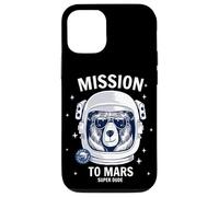 Carcasa para iPhone 12/12 Pro Mission To Mars Cool Space Astronaut Bear Cartoon Graphic