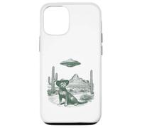 Carcasa para iPhone 12/12 Pro Misterioso Sombrero de Gato Grande no identificado artesanía Escena árida