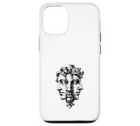 Carcasa para iPhone 12/12 Pro Mitología Griega Tres Rostros Arte Clásico