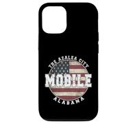 Carcasa para iPhone 12/12 Pro Mobile Alabama, Bandera Americana Vintage