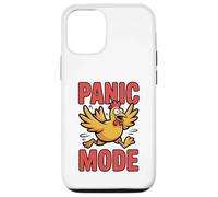 Carcasa para iPhone 12/12 Pro Modo de pánico Pollo Divertido Caos Humor