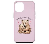 Carcasa para iPhone 12/12 Pro Mom Bear Cub Funny Pregnant Loading Baby Mother