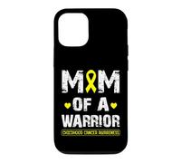 Carcasa para iPhone 12/12 Pro Mom of a Warrior Childhood Cancer Awareness Mother Women