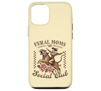 Carcasa para iPhone 12/12 Pro Moms Salvajes Criando Traviesos Club Social Vintage