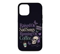 Carcasa para iPhone 12/12 Pro Moody Sad Songs Café Estética Amante De La Música Vibe