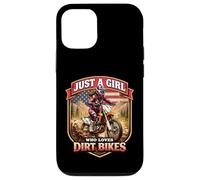 Carcasa para iPhone 12/12 Pro Moto Freak Funny Motorbike Lover Dirt Bike Rider American MX