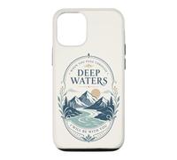 Carcasa para iPhone 12/12 Pro Mountain River Faith Verse Deep Waters Comfort Cita