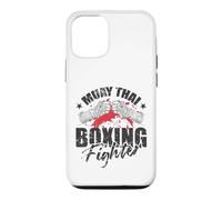 Carcasa para iPhone 12/12 Pro Muay Thai Boxeador Guerrero del Ring