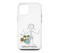 Carcasa para iPhone 12/12 Pro Mujeres Divertidas Bateristas, Chicas músicas Bateristas