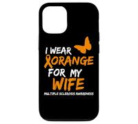 Carcasa para iPhone 12/12 Pro Multiple Sclerosis Awareness I Wear Orange FOR MY Wife