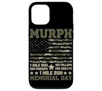 Carcasa para iPhone 12/12 Pro Murph 1 Mile Run 100 Pullups 200 Flexiones 300 Sentadillas 1 Milla R
