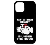 Carcasa para iPhone 12/12 Pro My Other Heart Is Under The Hood Quote