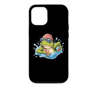 Carcasa para iPhone 12/12 Pro Nadador Agua Piscina Buceo Anfibio Salto Natación Rana