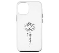 Carcasa para iPhone 12/12 Pro Namaste Lotus Flores Yoga Yogi Meditation Idea de Regalo