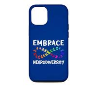 Carcasa para iPhone 12/12 Pro Neurodiversidad Rainbow Infinity Butterfly TDAH Autismo