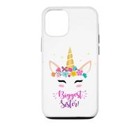 Carcasa para iPhone 12/12 Pro New Baby Girls Biggest Sister Unicorn