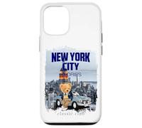 Carcasa para iPhone 12/12 Pro New York City Teddy Bear Stories Illustration Graphic Design