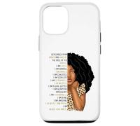 Carcasa para iPhone 12/12 Pro Niños Black Pride Girls Soy Black Girl Magic Cheetah Leopard