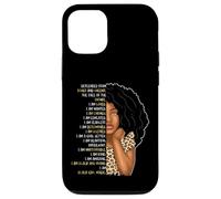 Carcasa para iPhone 12/12 Pro Niños Black Pride Girls Soy Black Girl Magic Leopard Cheetah