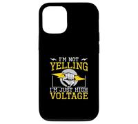 Carcasa para iPhone 12/12 Pro No Estoy Gritando, Soy Solo un Ingeniero eléctrico de Alto Voltaje