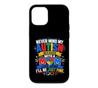 Carcasa para iPhone 12/12 Pro No Importa mi Autismo con una Madre como la mía, estaré Bien