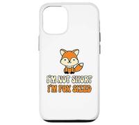 Carcasa para iPhone 12/12 Pro No Soy Corto, Soy Zorro, Gente Baja, Broma, Persona Corta,