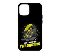 Carcasa para iPhone 12/12 Pro No te oigo, Juego con Auriculares de Gamer Que Dicen Amarillo