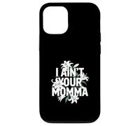 Carcasa para iPhone 12/12 Pro No Tengo tu mamá, un diseño Divertido con Flores