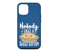 Carcasa para iPhone 12/12 Pro Nobody Likes A Soggy Bottom British Baking Texto Blanco