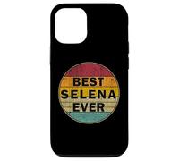 Carcasa para iPhone 12/12 Pro Nombre Personalizado Selena I Love Selena Retro Vintage Style