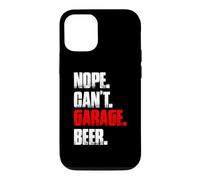 Carcasa para iPhone 12/12 Pro Nope Can 't Garage Beer Car Lover Mechanic Garage Car Guy