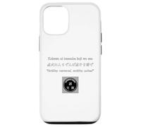 Carcasa para iPhone 12/12 Pro Nothing ventured, Nothing gained. No te pongas un Agujero de Tigre, no te quedes a Tigre