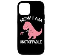 Carcasa para iPhone 12/12 Pro Now I'm Unstoppable - Funny T-Rex Dinosaur