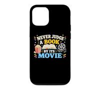 Carcasa para iPhone 12/12 Pro Nunca juzgues un Libro Película Lectura Humor