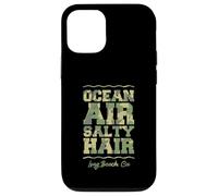 Carcasa para iPhone 12/12 Pro Ocean Air Salty Hair Long Beach California Tropical