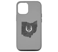 Carcasa para iPhone 12/12 Pro Ohio OH Deer Hunting Shed Antlers Design