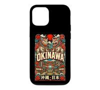 Carcasa para iPhone 12/12 Pro Okinawa Shisa Guardians Island Heritage - Recuerdo japonés