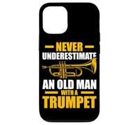 Carcasa para iPhone 12/12 Pro Old Man with a Trumpet trompetista Trompeta Trompeta