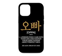 Carcasa para iPhone 12/12 Pro Oppa Coreano Word Funny Seúl Corea KDrama Cultura