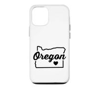 Carcasa para iPhone 12/12 Pro Oregon State Outline Vintage Love America Home