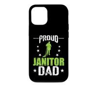 Carcasa para iPhone 12/12 Pro Orgulloso Conserje papá Limpiador custodio