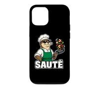 Carcasa para iPhone 12/12 Pro Otter Chef Salteado Cocinando Gráfico Animal